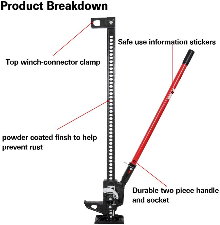 h-amp-a-ขายดี-hi-lift-jack-แม่แรงยกสูง-แม่แรงฟาร์ม-ไฮลิฟท์แจ็ค-48inch-fj1220-48-แจ็คยกสูงออฟโรดพร้อมความจุ-3-ตันหล่อและเหล็กดำ