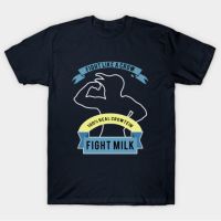 Fight Milk Its Always Sunny In Philadelphia Mens Cotton T-Shirt Funny Gift Gildan LJW3