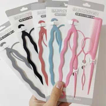 Plastic Hair Loop Styling Tool Magic Topsy Tail Hair Braid