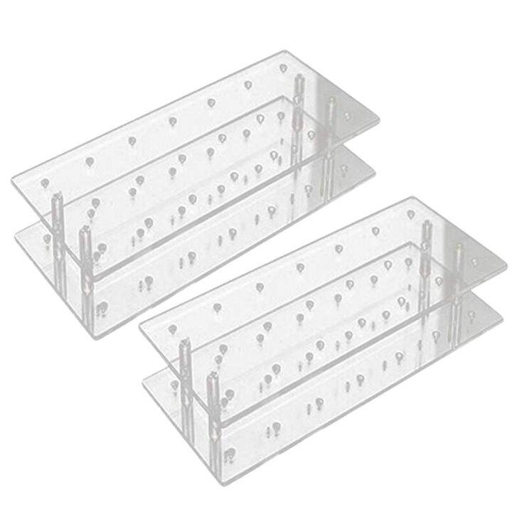 [new] 2 Pack 21 Hole Acrylic Lollipop Holder For Weddings Baby Showers