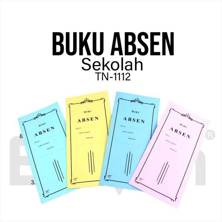 Buku Daftar Absen Murid Sekolah / Absensi Kehadiran | Lazada Indonesia