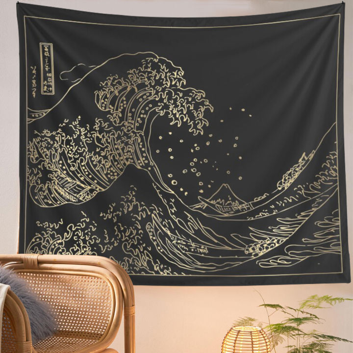 cw-r-japanese-kanagawa-wave-black-and-white-wall-hanging-tapestry-japanese-tapestriessurfing-wall-hangingvintage-art-tapestry