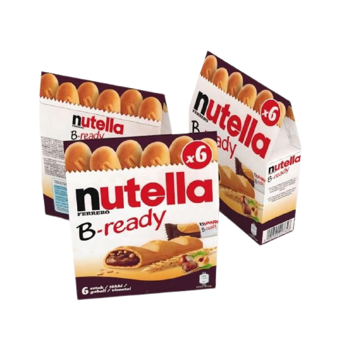 nutella-b-readyขนมนูเทลล่า-ขนมนูเทลล่าบี-นูเทลาบีเรดดี้-ขนาดกล่อง-6-ชิ้น-ขนมชอคโกแลต-ขนมช็อกโกแลต-nutellaแท้นำเข้า100