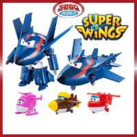 HOT!!!✑ pdh711 [Ready Stock] Super Wings Collection Toy Transformation Air Plane Robot Mainan super wings SEGOWORLD