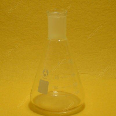 Yingke 250มล. 24/40ขวดทดลองพลาสติกเคมีบีเกอร์ทรงกรวยเครื่องแก้วในห้องปฏิบัติการ