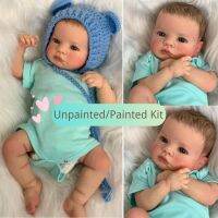 【YF】 20Inch Popular Unfinished Reborn Baby Doll Kits LouLou Awake open ones eyes Unassembled Parts With Cloth Body Toy lol