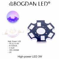 High Power, LED 3W UV แอลอีดีลูกปัด สำหรับงานซ่อมหรืองานDIY ให้ความสว่างสูง ความร้อนต่ำ อายุการใช้งานยาวนาน สินค้าพร้อมส่งในไทย