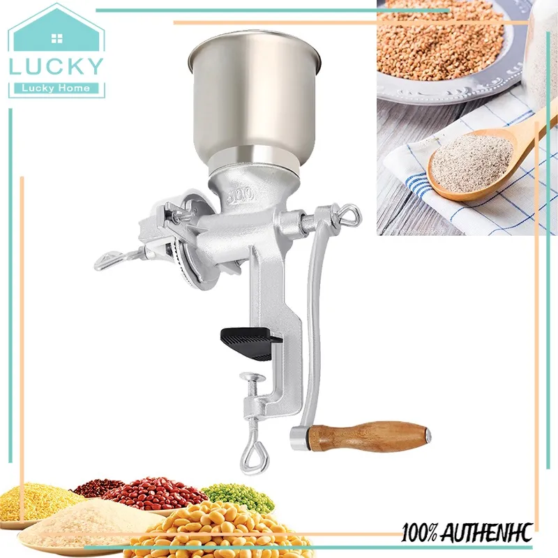  Manual Grinding Miller Corn Coffee Bean Flour Mill Machine Nut  Grinder : Home & Kitchen