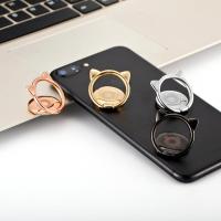 Mobile Phone Ring Holder Telephone Support Alloy Cat Ear Cute Finger Ring Holder Magnetic For IPhone Samsung Xiaomi Ring Grip