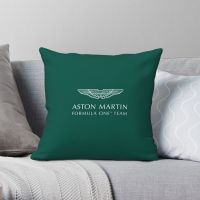 [FAZOZO Home Textile Store] Aston Martin F1 Team ปลอกหมอนสี่เหลี่ยมผ้าโพลีเอสเตอร์ลินินกำมะหยี่ปลอกหมอนซิป Mobil Hias สร้างสรรค์