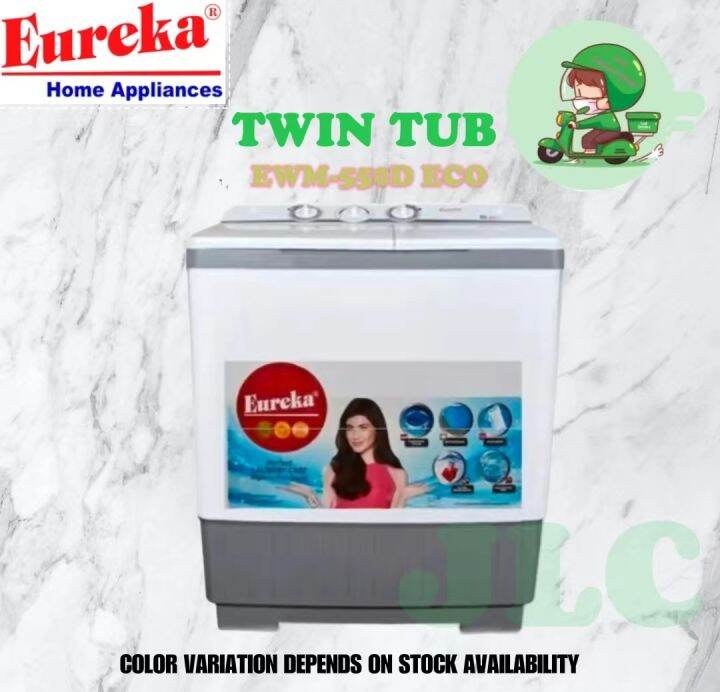 EUREKA TWIN TUB WASHING MACHINE EWM550D ECO Lazada PH