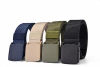 Summer Breathability Quick Release Outdoor Military Belt Soft Real Nylon Sports Accessories Men And Women Automatic Buckle Belt