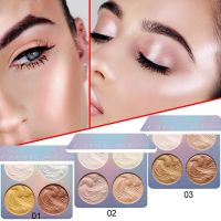 4 Colors Highlighter Palette Makeup Powder Iluminador Maquiagem Shimmer Shining Face Brighten Highlighter Make Up Cosmetics