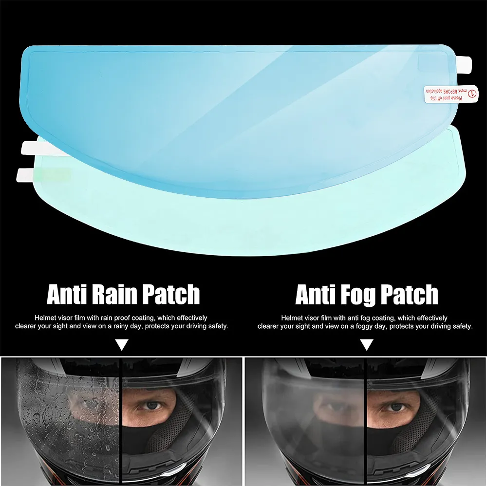 Helmet Clear Anti-fog Patch Film Universal Lens Film For