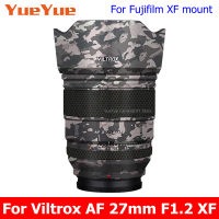 ผิวรูปลอกสำหรับ Viltrox AF 27มม. F1.2 XF (สำหรับ Fujifilm X Mount) ฟิล์มไวนิลห่อเลนส์กล้องสติกเกอร์ป้องกัน27 1.2 F 1.2 271.2