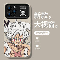 【Hot sales】 เกียร์ห้า Luffy ใหม่สำหรับ Apple TikTok เคสศัพท์มือถือระเบิดหน้าต่างขนาดใหญ่