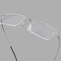 2023 Ultralight Anti Blue-ray Memory Titanium Rimless Reading Glasses Men amp;Women Presbyopic Eyeglasses 1.0 1.5 2.0 to 3.5 4.0