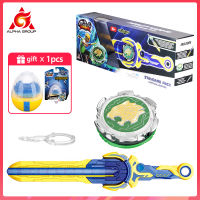 Infinity Nado 6 Standard Pack-Lightning Leopard Glowing Metal Spinning Top Gyro With Monster Icon Launcher Anime Kid Toy