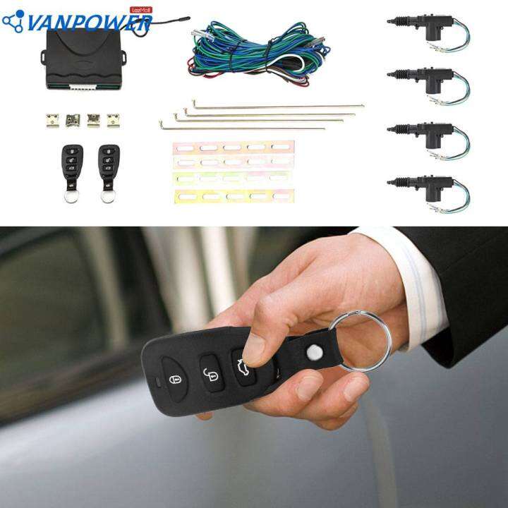 Keyless Entry System Locking Kit Remote Control Car Central Locking