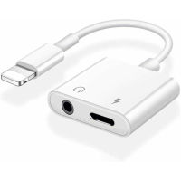 Headphone Adapter for iPhone, 2 in 1 Lightning to 3.5mm AUX Audio + Charger, for iPhone 13 12 mini 11 Pro Max XR Xs 7+ 8 Plus