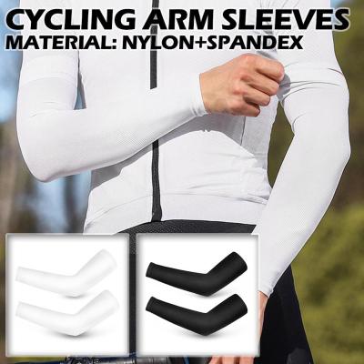 ปลอกแขนกันแดดผ้าไหมน้ำแข็ง ปลอกแขนชายและหญิง ปลอกแขนและข้อมือฤดูร้อน อุปกรณ์ขับขี่กลางแจ้ง V6A1