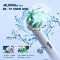 Oral B Pro 4คลื่น3D แปรงสีฟันไฟฟ้าเป็นพิเศษแปรงฟันอัจฉริยะจับเวลา2นาที30วินาทีเตือน4โหมด3หัวแปรง