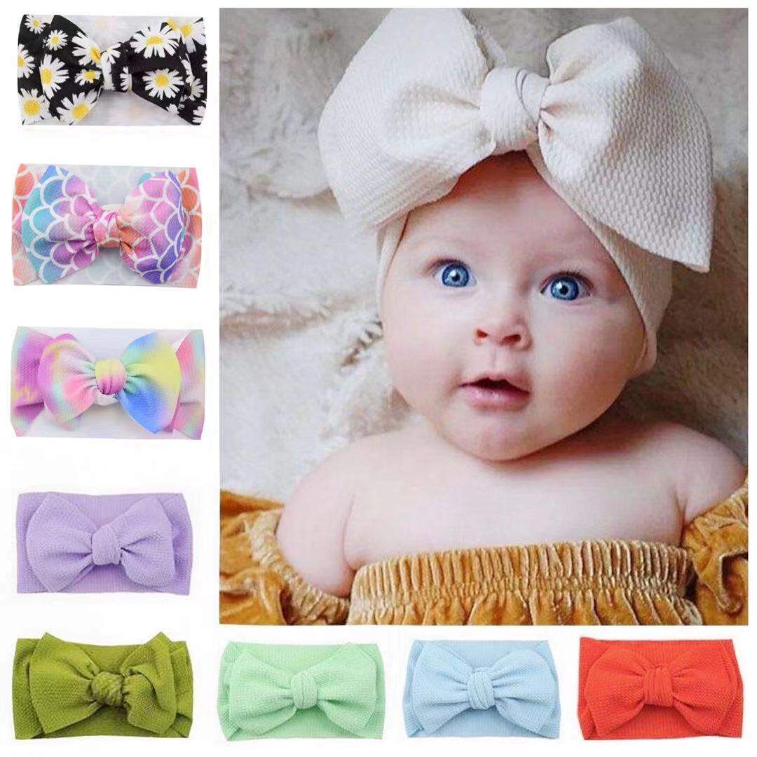 Best Quality Newborn Toddler Girl Baby Kids Bow Hair Band Turban