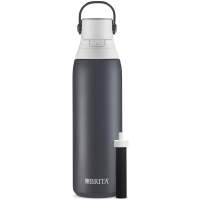 Stainless Steel Leak Proof Filtered Water Bottle, Carbon, 20 Oz