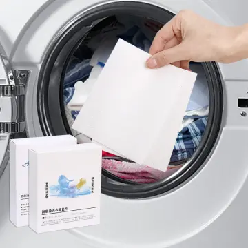 1box Sheets Color Catcher Sheets For Laundry, Anti-dyeing