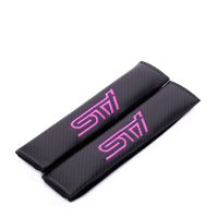 หุ้มเบลท์ ซูบารุ เอสทีไอ ลาย คาร์บอน ราคาต่อ 1 ชุด 2 ชิ้น SUBARU STI FORESTER XV IMPREZA SEAT BELT covers safety shoulder