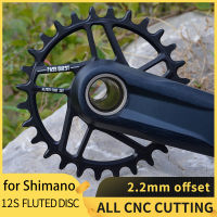 ผ่านการแสวงหา Shimano Boost 2.2มม. แผ่นปิดผนึกชุบไทเทเนียมจักรยานเสือหมอบเฟืองแคบ28T 30T 32T 34T 36T 38T 40T