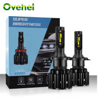 OVEHEL ไฟหน้ารถ Led 110W 22000LM 6000K 9005HB3 9006HB4 H3 H1 H9 H7 H4HB29003 H11 9012หลอดไฟชิป CSP สว่างมาก