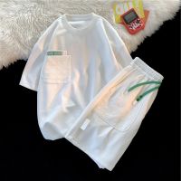 COD Love Summer Womens Loose Short Sleeve Shorts Suit Two Piece Set