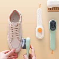 Shoe Brush Automatic Liquid Discharge Deep Cleaning Soft Bristles Household Laundry Cleaning Brush for Daily Use Shoes Accessories