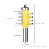 【NEW】 MULTI DEAL 1/2 "Shank Reversible Mill Router Bits เครื่องเครื่องมือ Mini Milling Cutters Power Tool Wood Milling Cutter Chisel For Woodworking