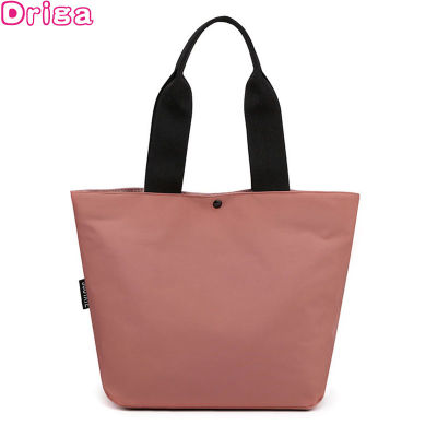 Driga Shoulder for Women 2021 New Fashion Simple Nylon Handbags Large Capacity Computer Bags Solid Color Casual Shopping Totes
