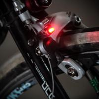 Mini V&amp;C Calipers Road Brake Bicycle Light Cycling Nano Red LED Lights Safe Waterproof Mount Tail Rear Bike Accessories