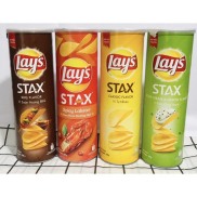 Snack Lays ống 160gr Đủ 4 vị