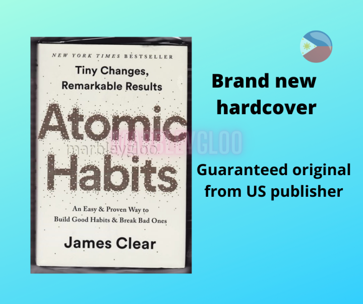 Atomic Habits by James Clear Hardcover original Book US New self help