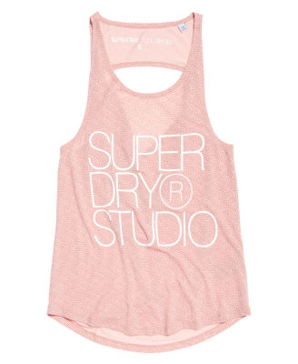 SUPERDRY STUDIO DRAPE VEST - เสื้อกล้าม สำหรับผู้หญิง