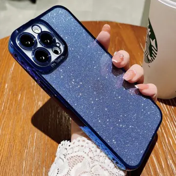 Luxury Bling Square Phone Case For iPhone 12 11 13 Pro Max Glitter Soft  Cover