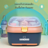 babymetime กล่องเก็บขวดนม ที่คว่ำขวดนม กล่องเก็บขวดนมมีฝาปิด ที่คว่ำขวดนมขนาดใหญ่  อเนกปรสงค์