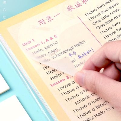 Notes Memo Self-ashesive Transparent Note Papers for Student