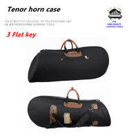 3 Flat Key Euphonium Tenor Horn Baritone Case หนาแบบพกพากล่องกระเป๋า Tenor Saxhorn กระเป๋าเป้สะพายหลัง