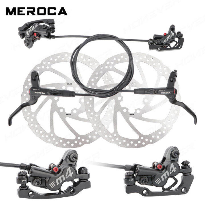 meroca-m4จักรยาน-mtb-เบรกไฮดรอลิดิสก์เบรก160มิลลิเมตรโรเตอร์-mtb-จักรยานน้ำมันดิสก์เบรก4ลูกสูบ-o-ชิ้นส่วนเบรคจักรยาน