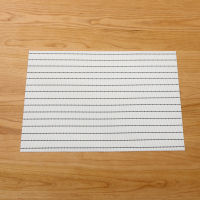 Nordic Minimalist Black and White Table Mats Insulated PVC Dishes Bowls Placemat Baking Childrens Western Placemats For Dining