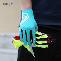 hotx【DT】 Cycling Gloves Lycra Fabric Mittens Anti-slip for MTB Road