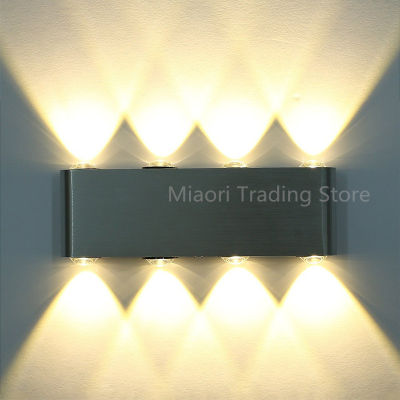 Creative LED Waterproof Wall Lamp Light Up and Down Simple and Colorful Wall Lamp Courtyard Exterior Wall Decoration Night Light