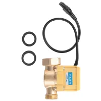 Male 3/4 inch to 1/2 inch Thread Connector Circulation Pump Automatic Water Flow Sensor Switch 150W