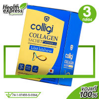 [แบบซอง] Amado Colligi Collagen TriPeptide + Vitamin C อมาโด้ คอลลิจิ คอลลาเจน [3 กล่อง][6 ซอง]